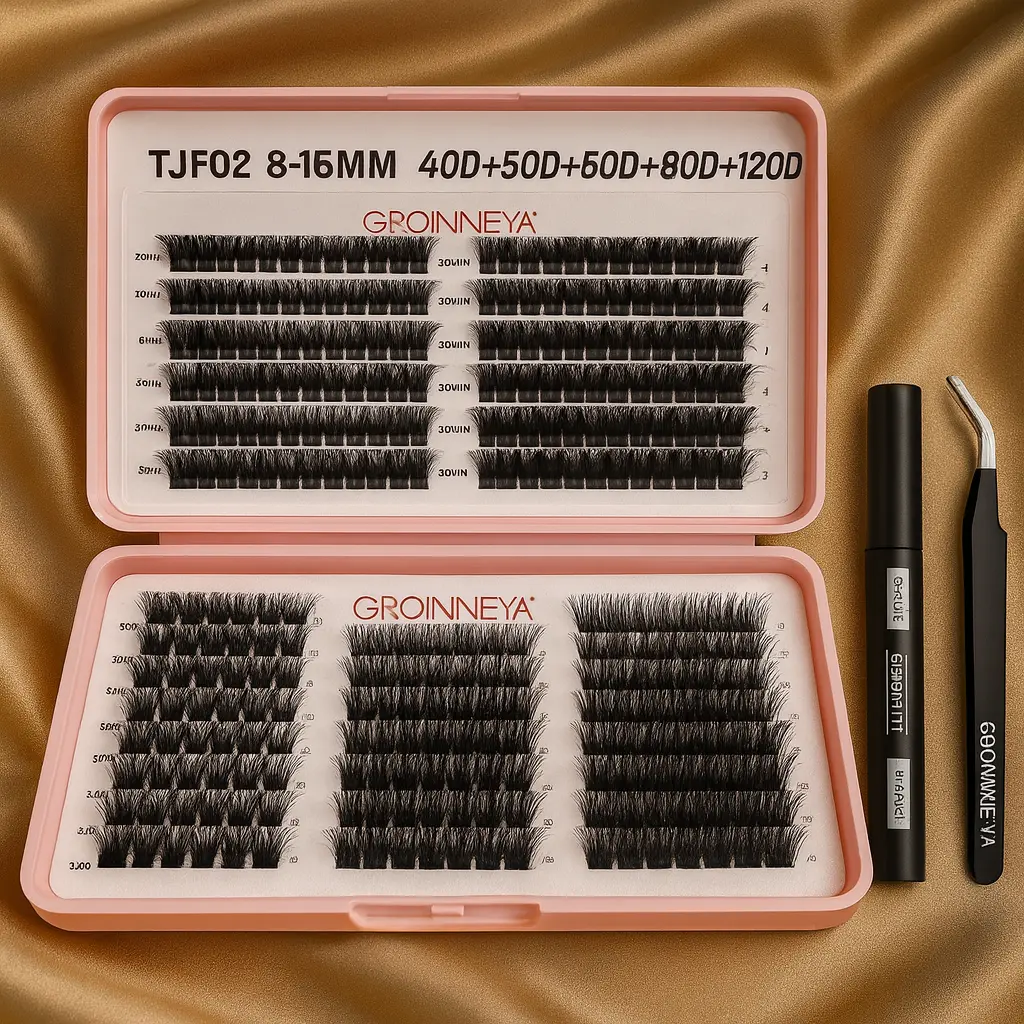 Lash Clusters Kit – Bond, Seal & Tweezers