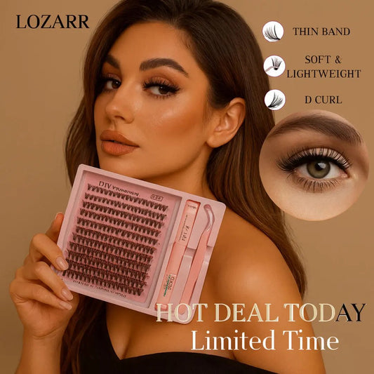 False Eyelashes Kit with Bond, Seal & Applicator Tool