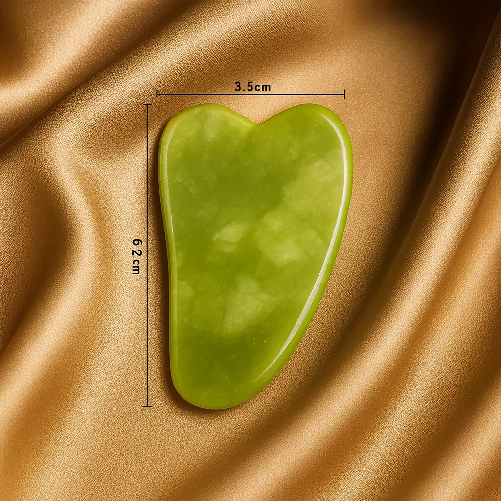 Roller for Face & Gua Sha – Natural Jade Massager