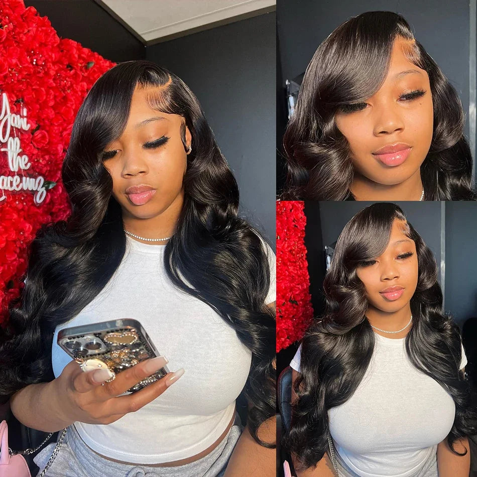 30” Body Wave HD Lace Front Wig (13x6) – 100% Human Hair, 200% Density