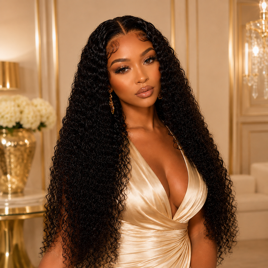 Deep Wave Human Hair Wig – 13x6 HD Lace Front | Soft, Full & Natural