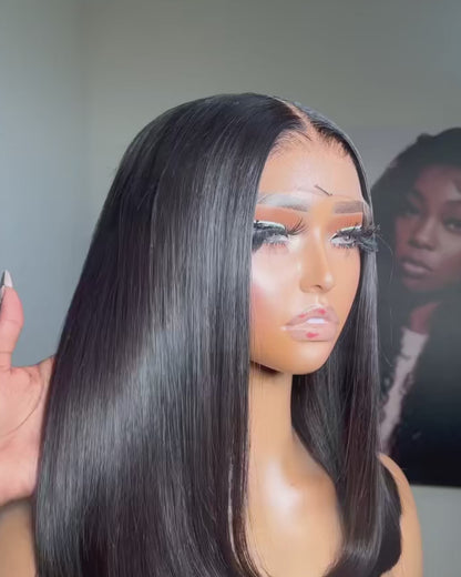 Straight Bob Wig 100% Human Hair | 13x4 HD Lace Front
