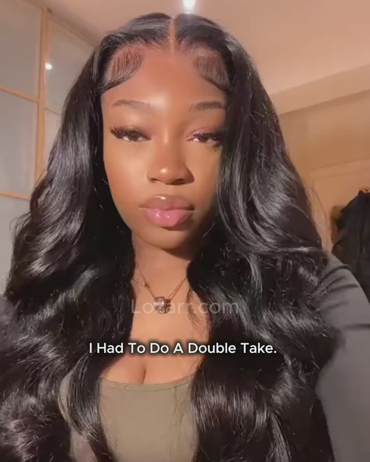 30” Body Wave HD Lace Front Wig (13x6) – 100% Human Hair, 200% Density