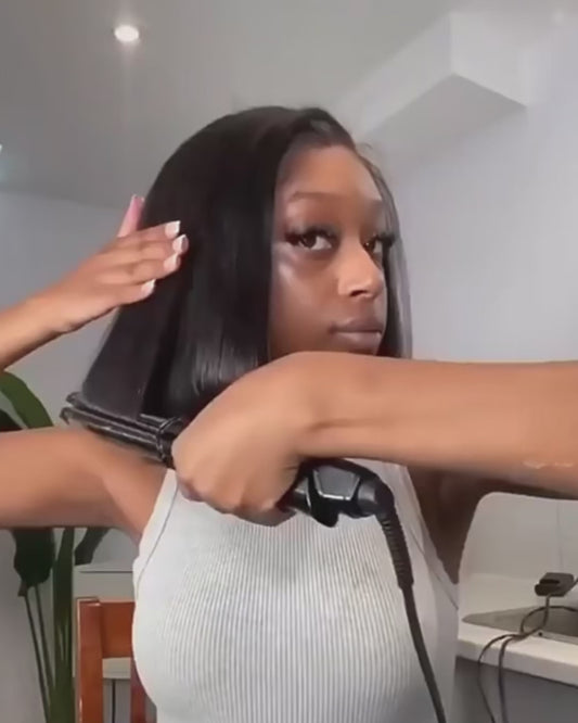 Straight Bob Wig 100% Human Hair | 13x4 HD Lace Front